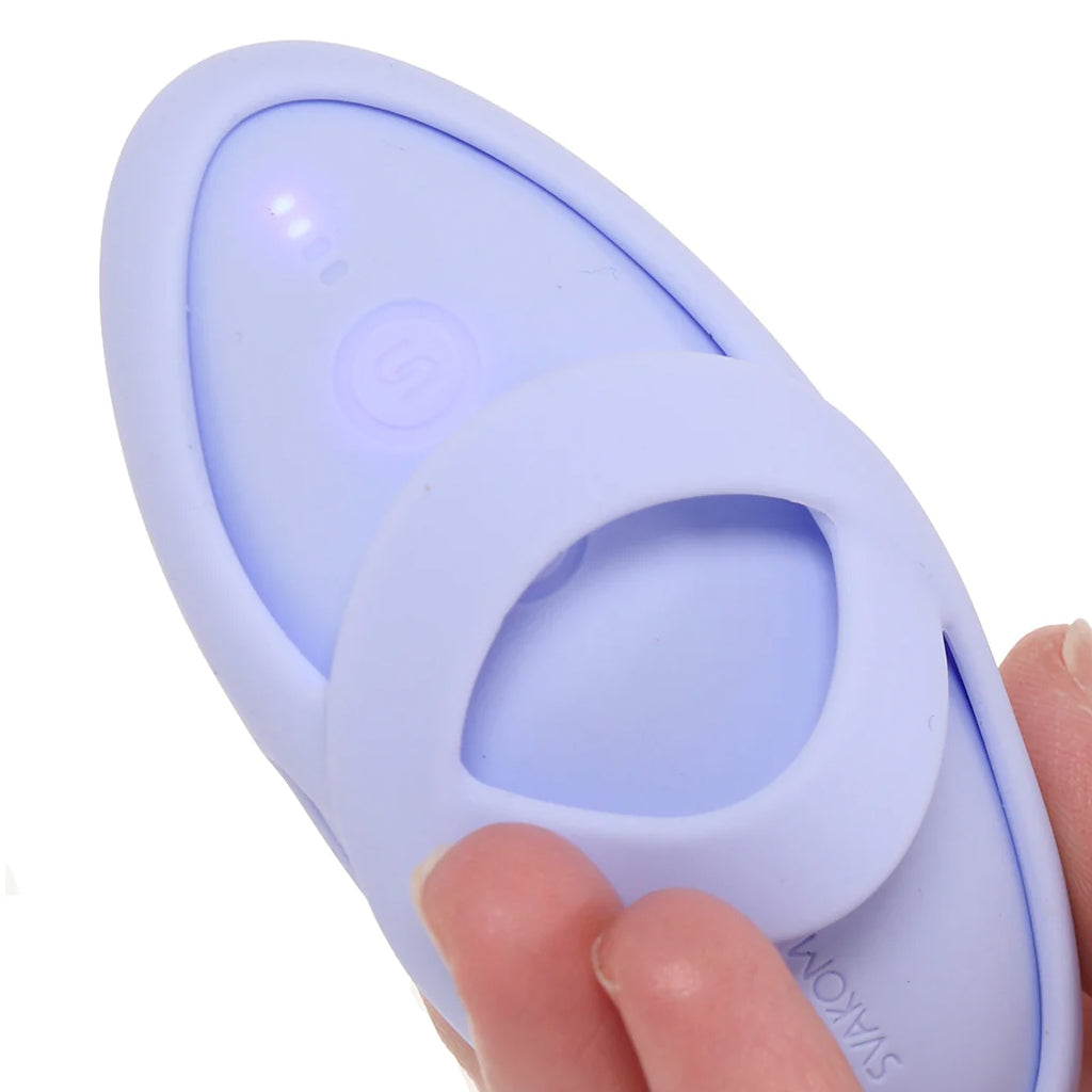 Echo 2 Flexible Panty and Finger Vibe in Sky Blue