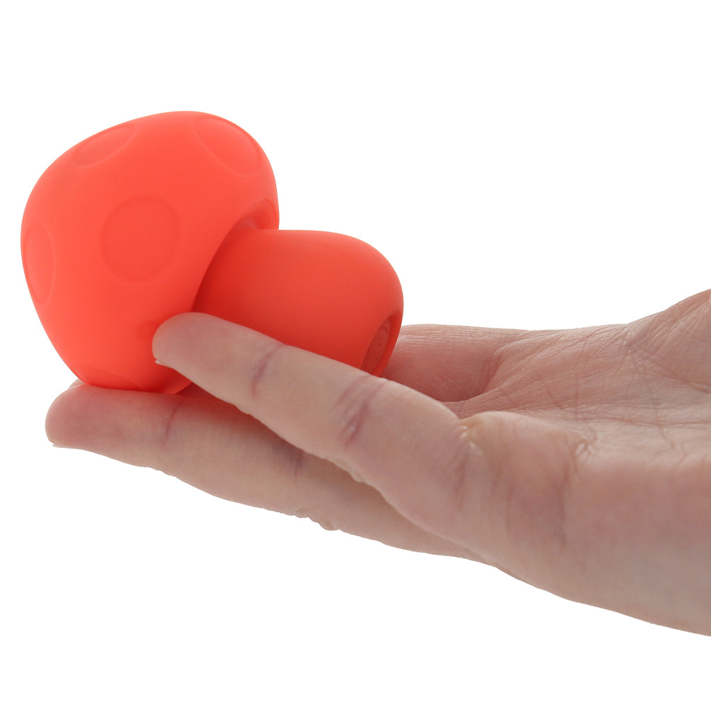 Mochi Silicone Mushroom Mini Vibe in Peach Vibrators > Clitoral Stimulators