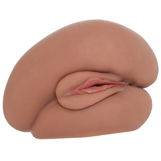 Stroke It Side Banger Pussy & Ass Masturbator in Brown