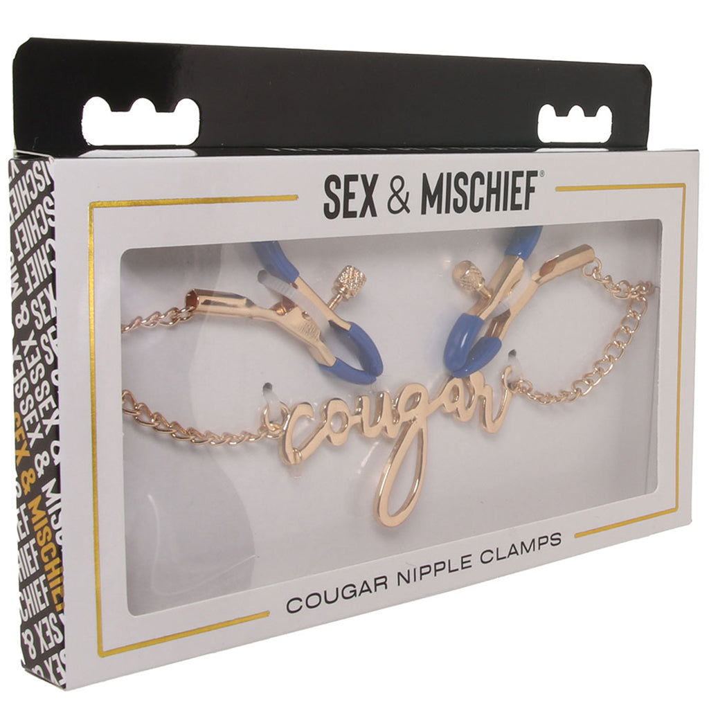 Sex & Mischief Cougar Nipple Clamps Bondage and Fetish > Nipple Stimulators & Clamps