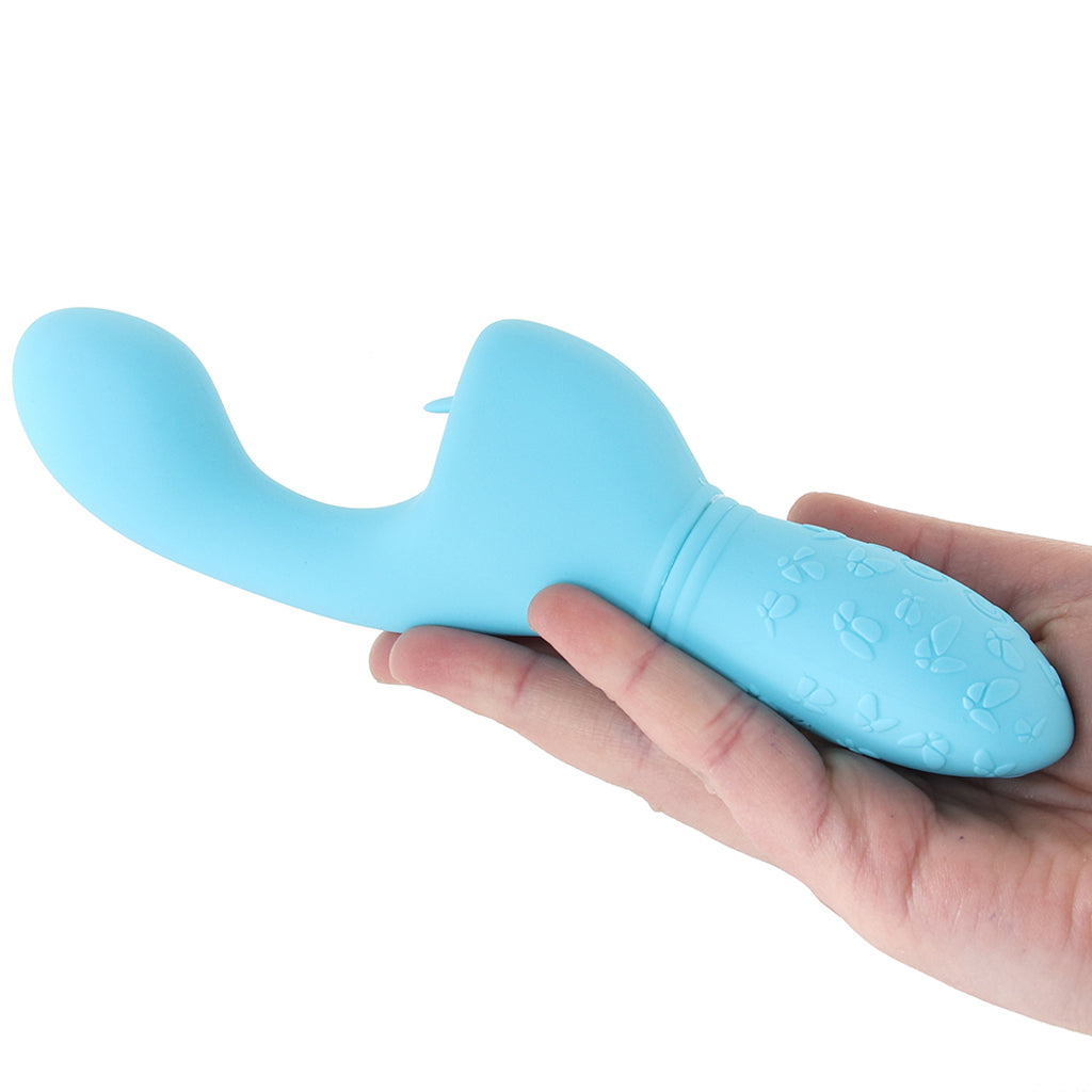 Rechargeable Butterfly Kiss Flicker Vibrator in Blue Vibrators > G-Spot Vibrators