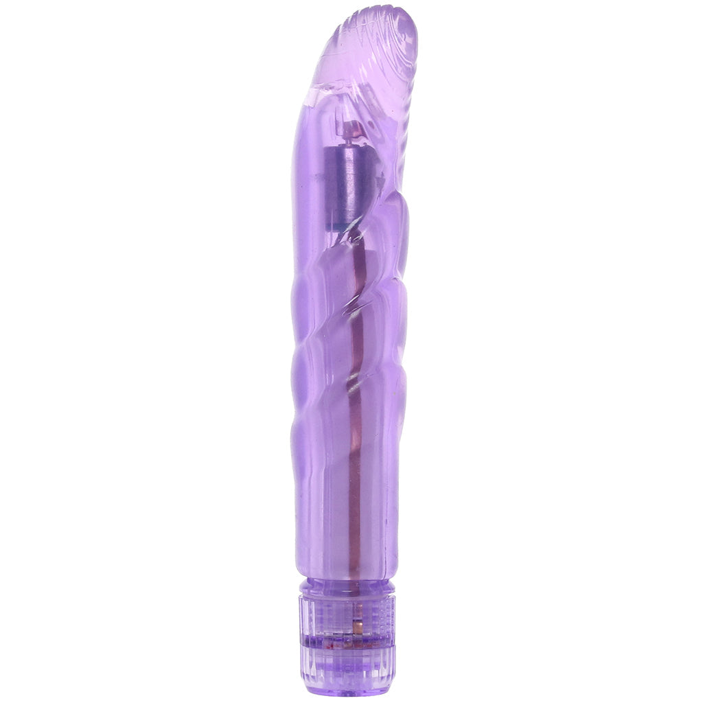 Basic Essentials Slim Softee Vibe in Purple Vibrators > G-Spot Vibrators