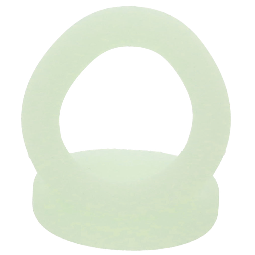 Alpha Ring Liquid Silicone Snug Tugger in Glow-in-the-Dark Cock Rings