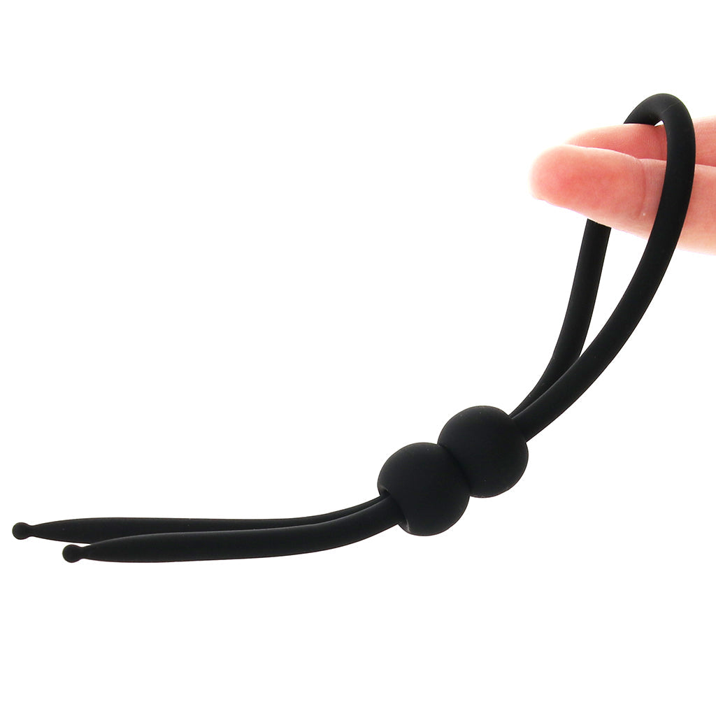 Alpha Dual Stamina Lasso in Black Cock Rings