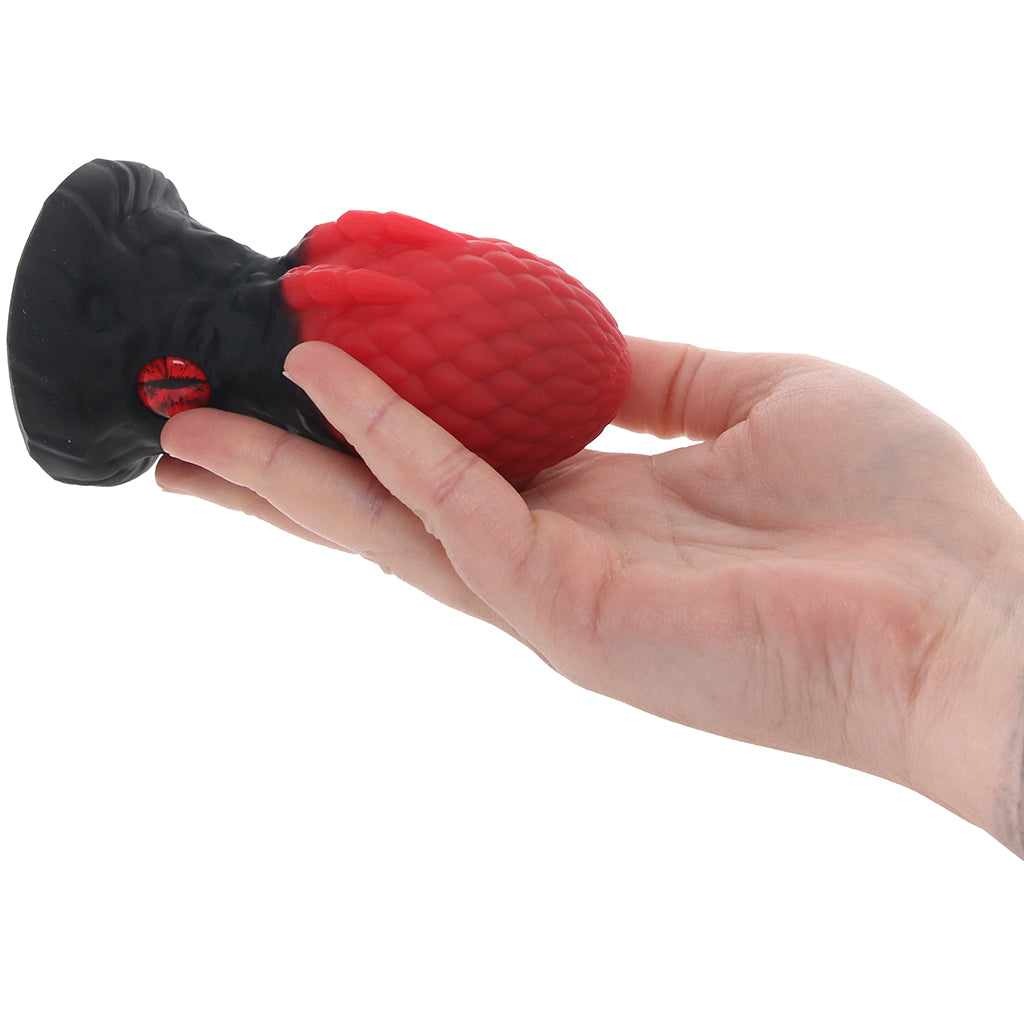 Creature Cocks Eye of the Dragon Silicone Plug in Red Anal Sex Toys > Butt Plugs