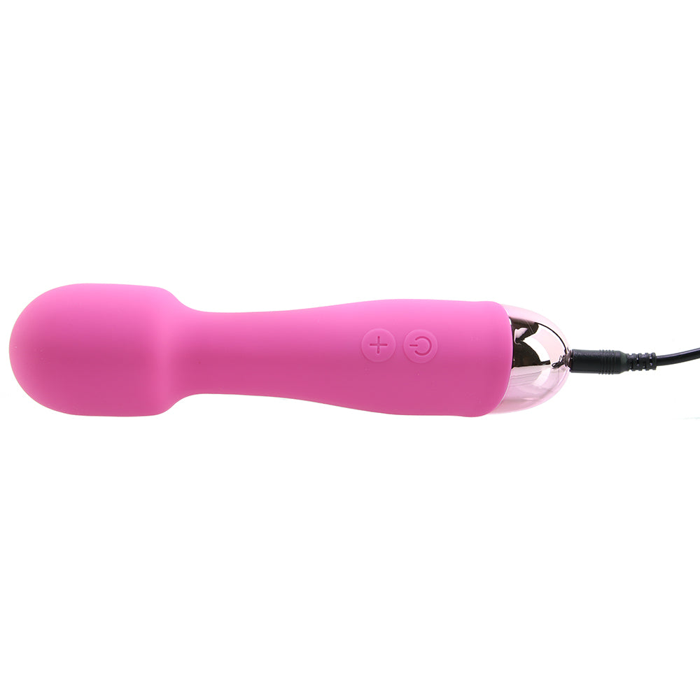 Mini Miracle Rechargeable Silicone Wand Massager Vibrators > Wands