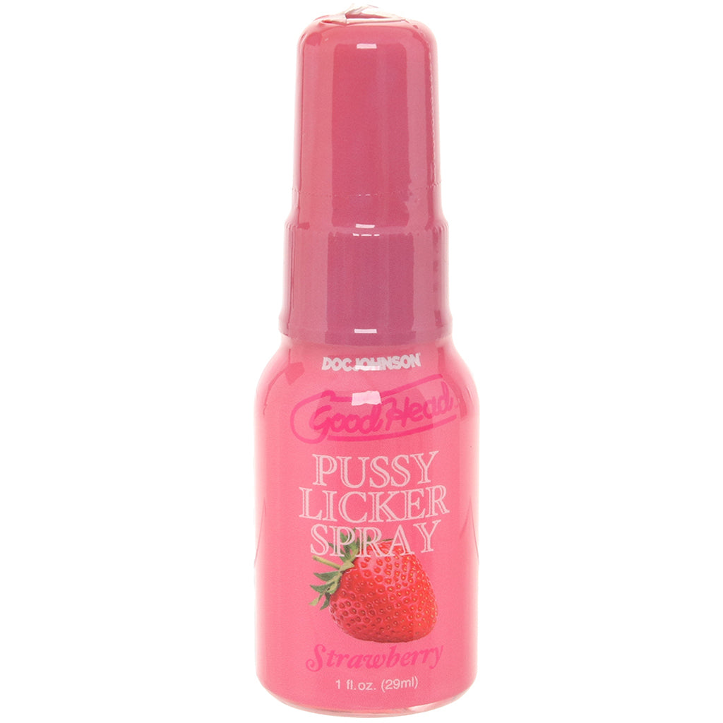 GoodHead Pussy Licker Spray 1fl.oz/29ml in Strawberry Lubes and Lotions > Flavored Sex Lubes