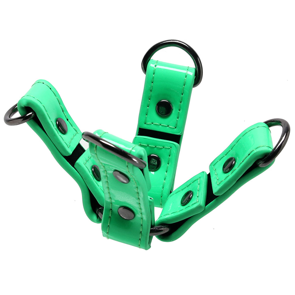 Electra Play Things Hog Tie in Neon Green Bondage and Fetish > Restraints