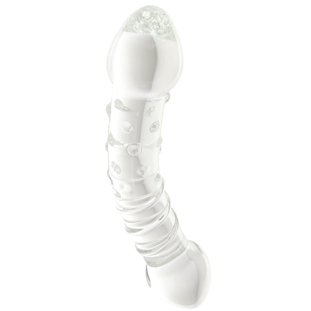 Clarity Celestial Bliss Swirly Glass Dildo Dildo Sex Toys > G-Spot Dildos