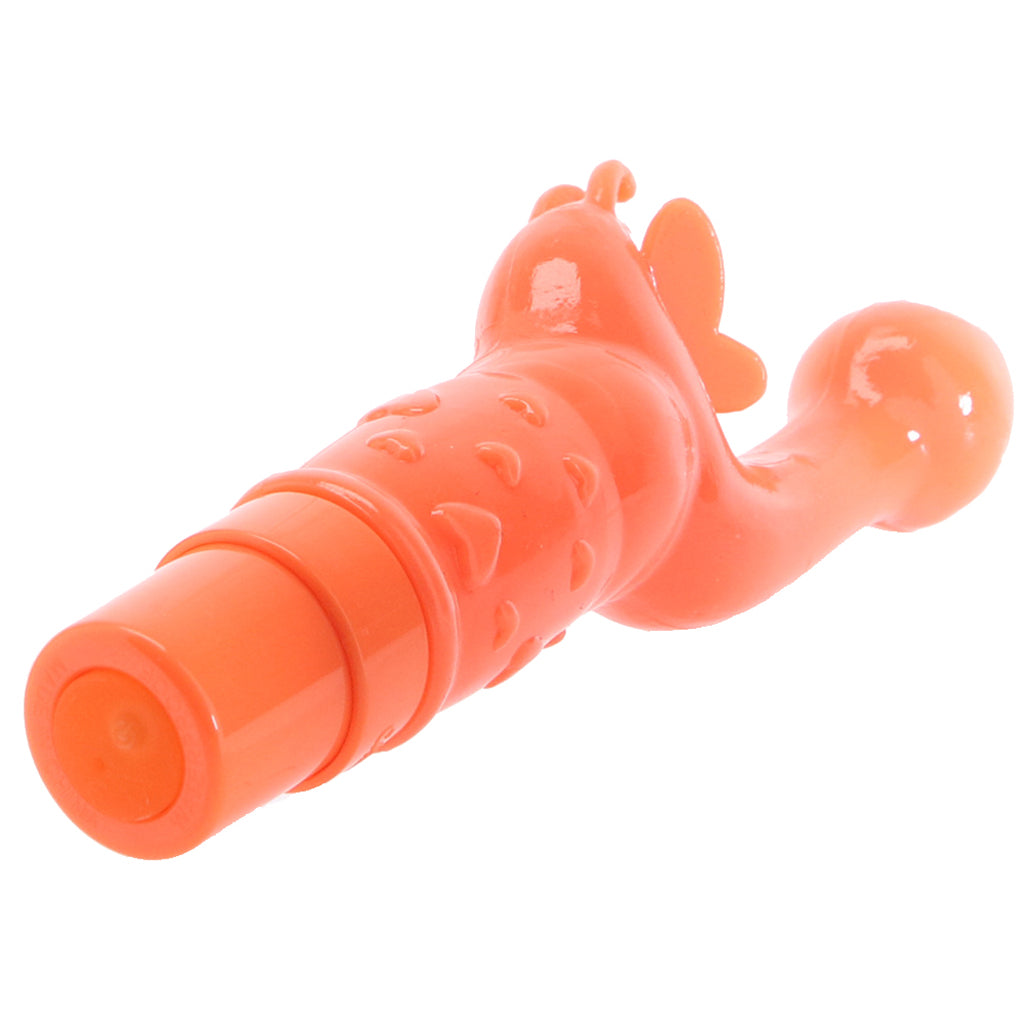 Rechargeable Butterfly Kiss Vibe in Orange Vibrators > G-Spot Vibrators