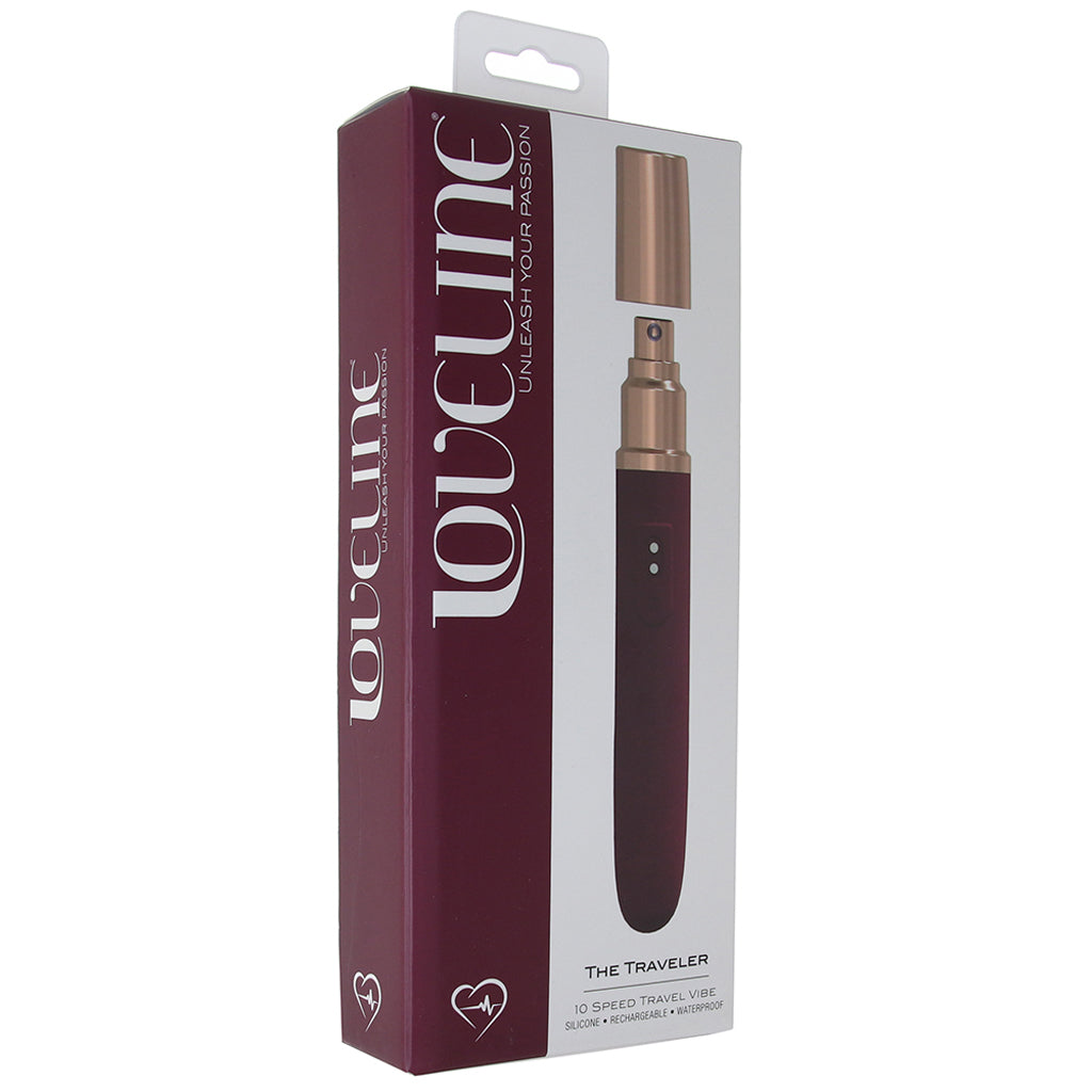 Loveline The Traveler Vibe in Burgundy Vibrators > Bullet and Egg Vibrators