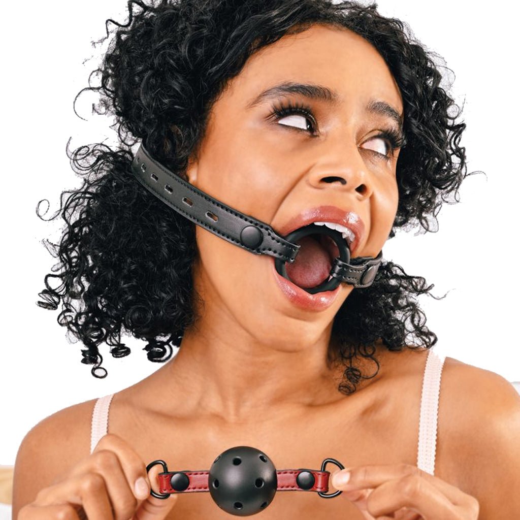Saffron Interchangeable Gag Bondage and Fetish > Ball Gags & Mouth Restraints