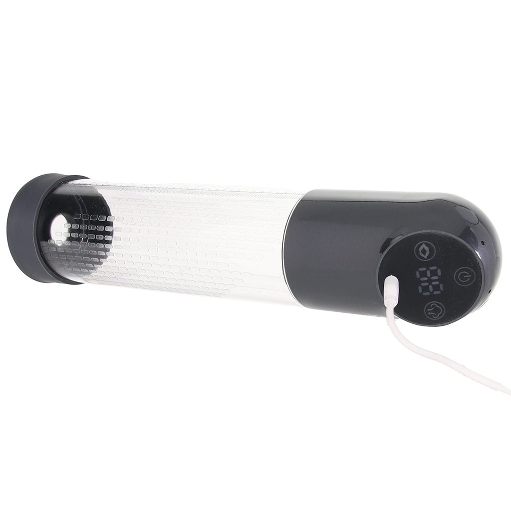 Pumped Automatic Waterproof Penis Pump in Grey Male Enhancement > Penis Pumps