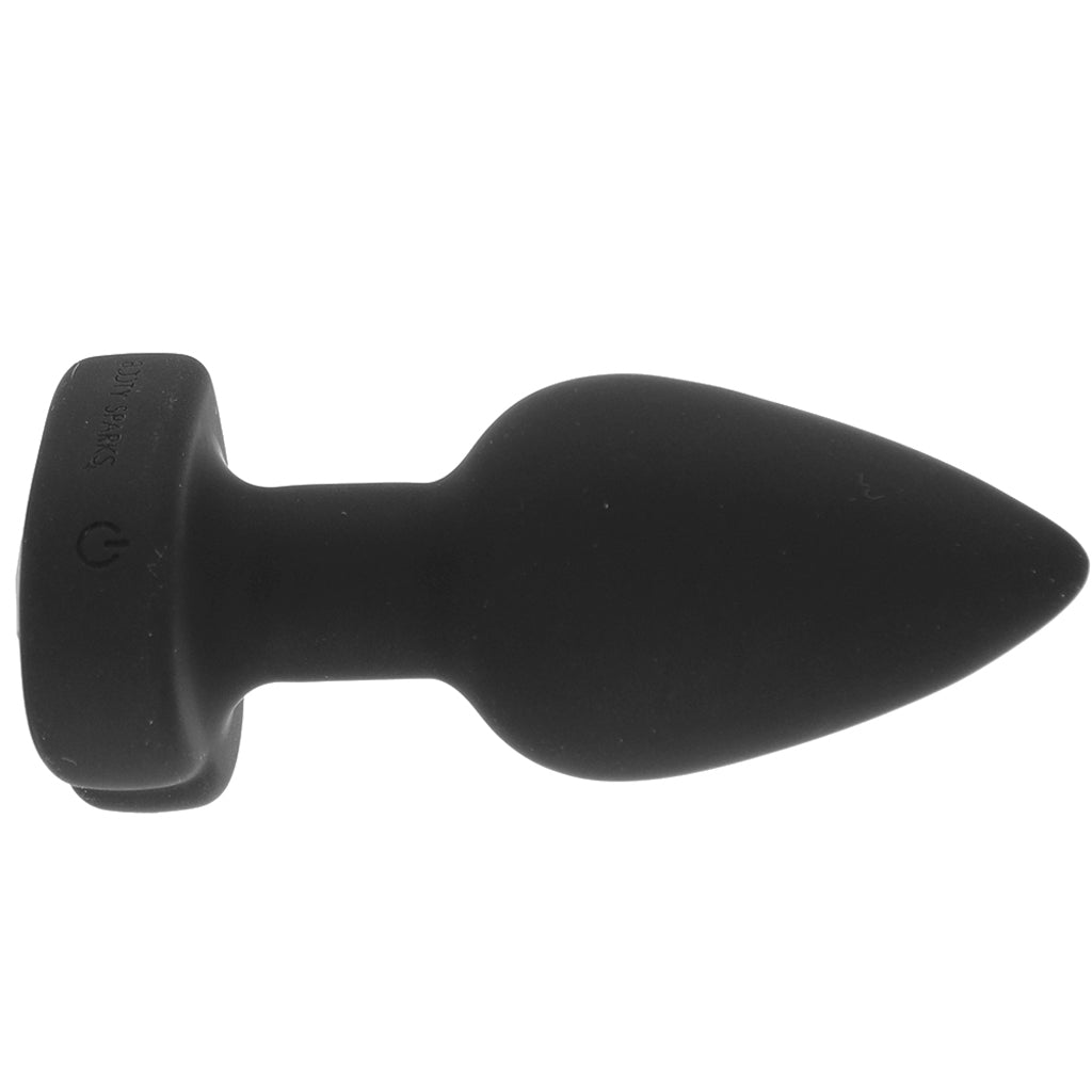 Booty Sparks Red Heart Gem Vibrating Anal Plug in Small Anal Sex Toys > Butt Plugs