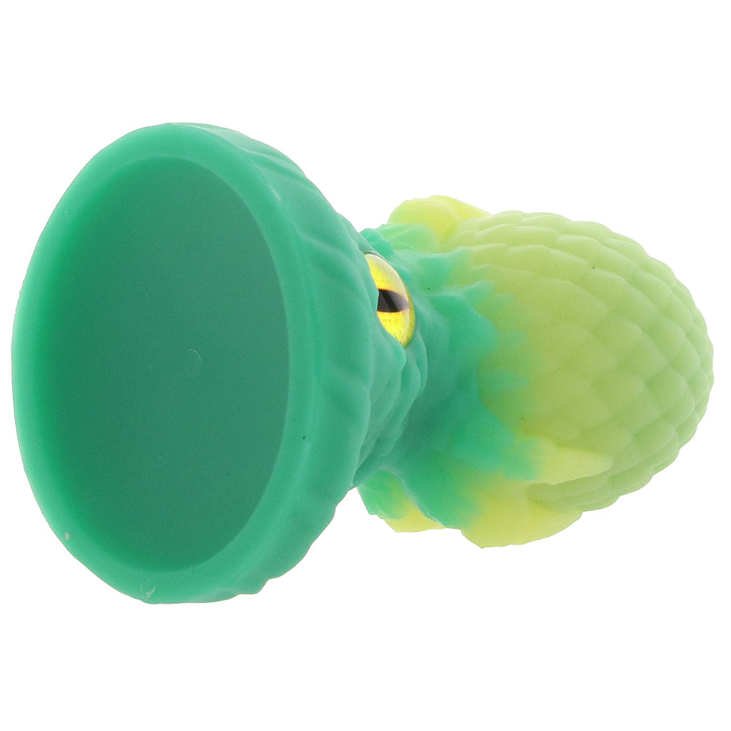 Creature Cocks Eye of the Dragon Silicone Plug in Green Anal Sex Toys > Butt Plugs