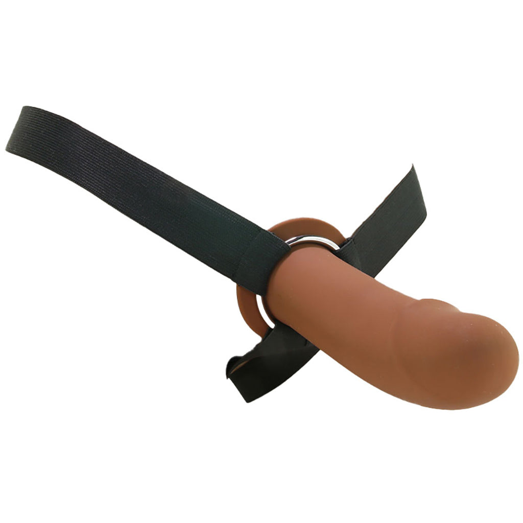 PPA Hollow Silicone Strap-On with Jock Strap in Brown Dildo Sex Toys > Strap-On and Harnesses