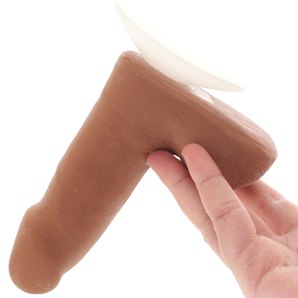 The Realistic 5 Inch Cock with Balls in Caramel Dildo Sex Toys > Realistic Dildos