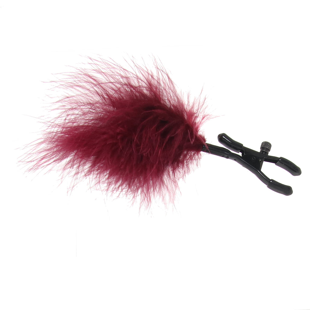 Enchanted Feathered Nipple Clamps Bondage and Fetish > Nipple Stimulators & Clamps