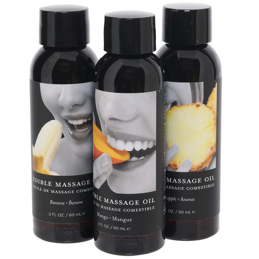 Edible Massage Oil Gift Set in Tropical Sensual Love > Massage