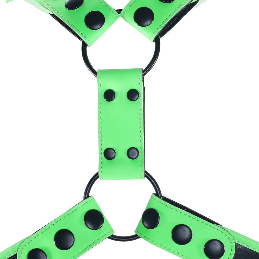 Ouch! Glow in the Dark Sling Harness /XL Bondage and Fetish > Men's Bondage Wear