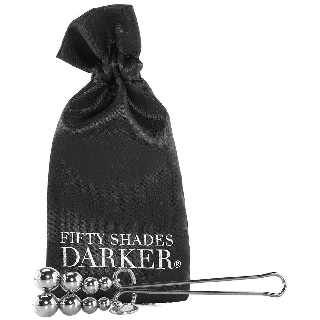 Just Sensation Beaded Clitoral Clamp Bondage and Fetish > Nipple Stimulators & Clamps