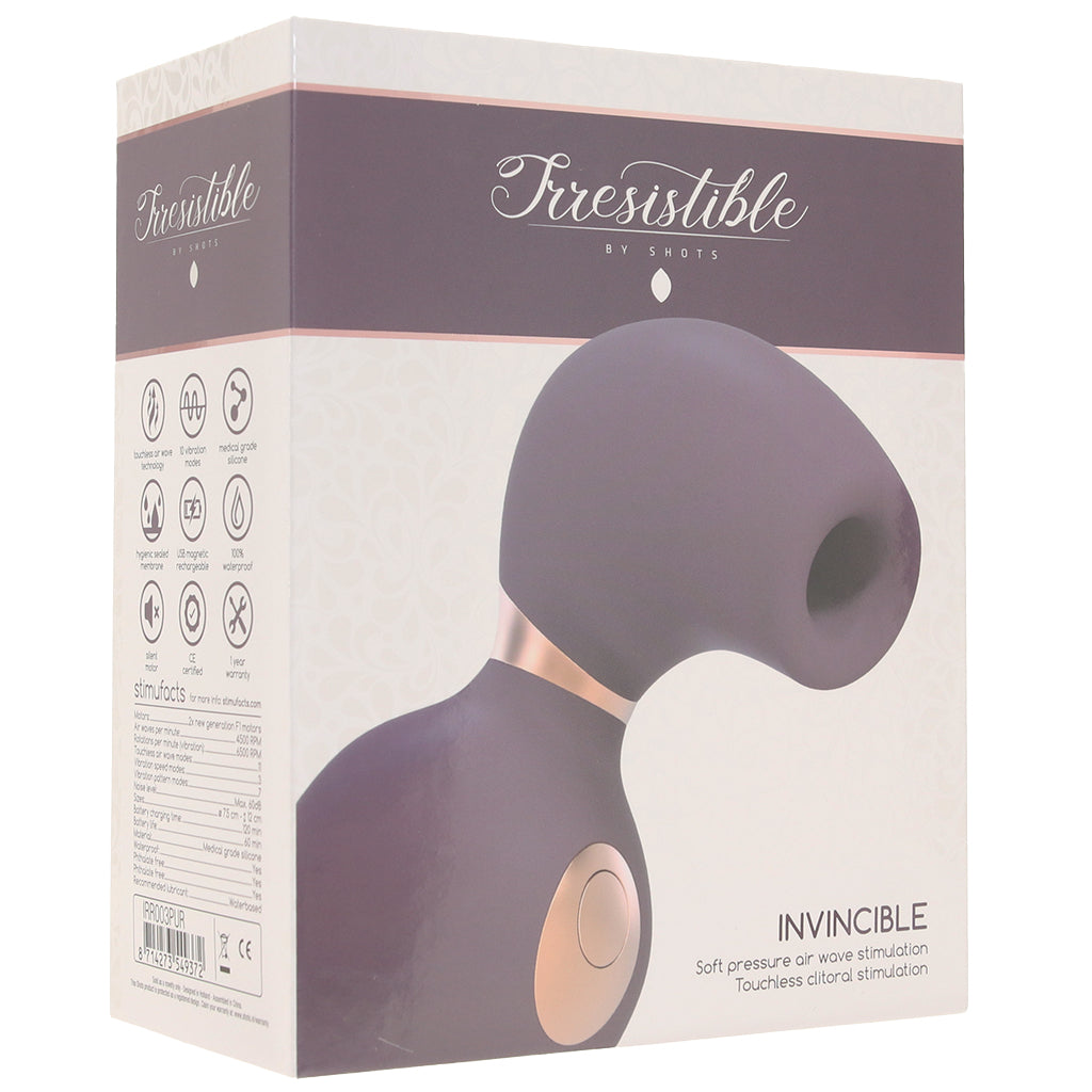 Irresistible Invincible Air Wave Stimulator in Purple Vibrators > Clitoral Stimulators