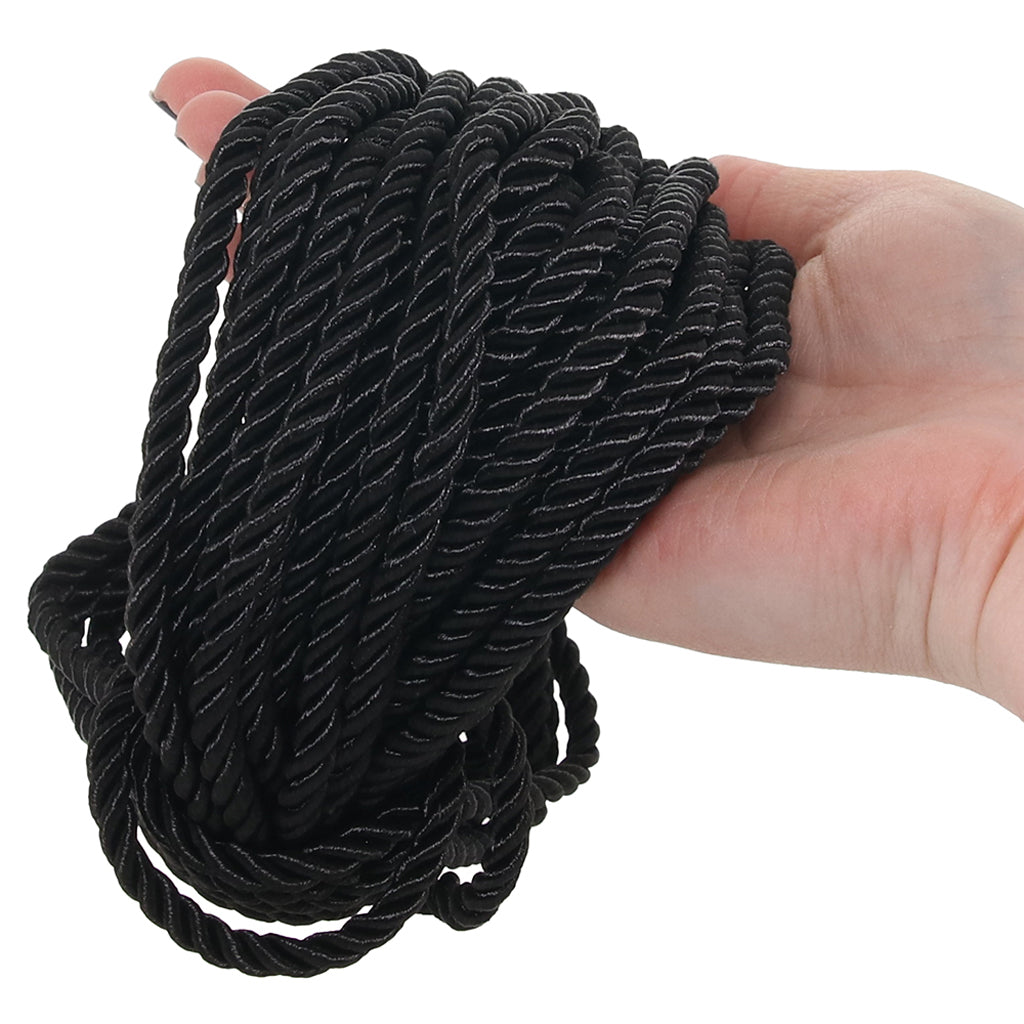 Ouch! 32.8'/10m Bondage Rope in Black Bondage and Fetish > Restraints