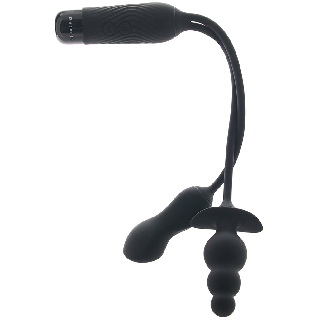 Gender X Double My Pleasure Egg and Plug Vibe Vibrators > Bullet and Egg Vibrators