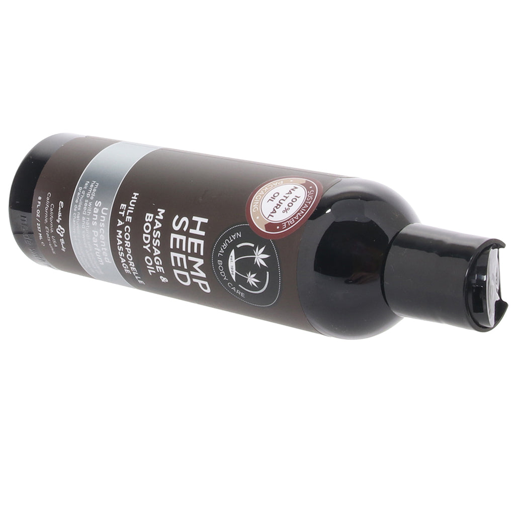 Hemp Seed Massage Oil 8oz/236ml in Unscented Sensual Love > Massage
