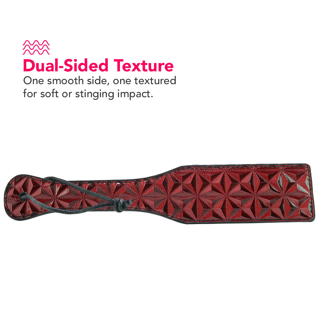 Ouch! Luxury Paddle in Burgundy Bondage and Fetish > Whips and Crops
