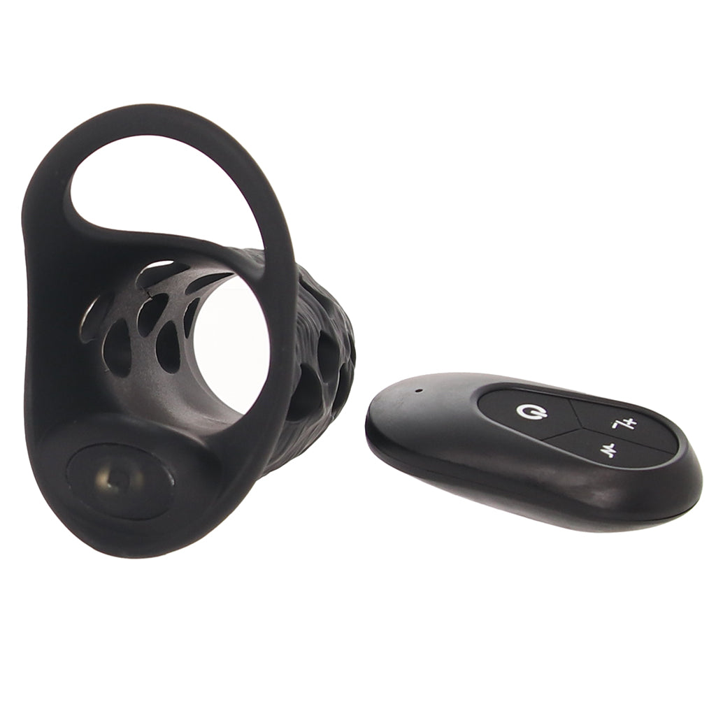 Renegade Edge Vibrating Sleeve with Remote Male Enhancement > Extenders and Sleeves