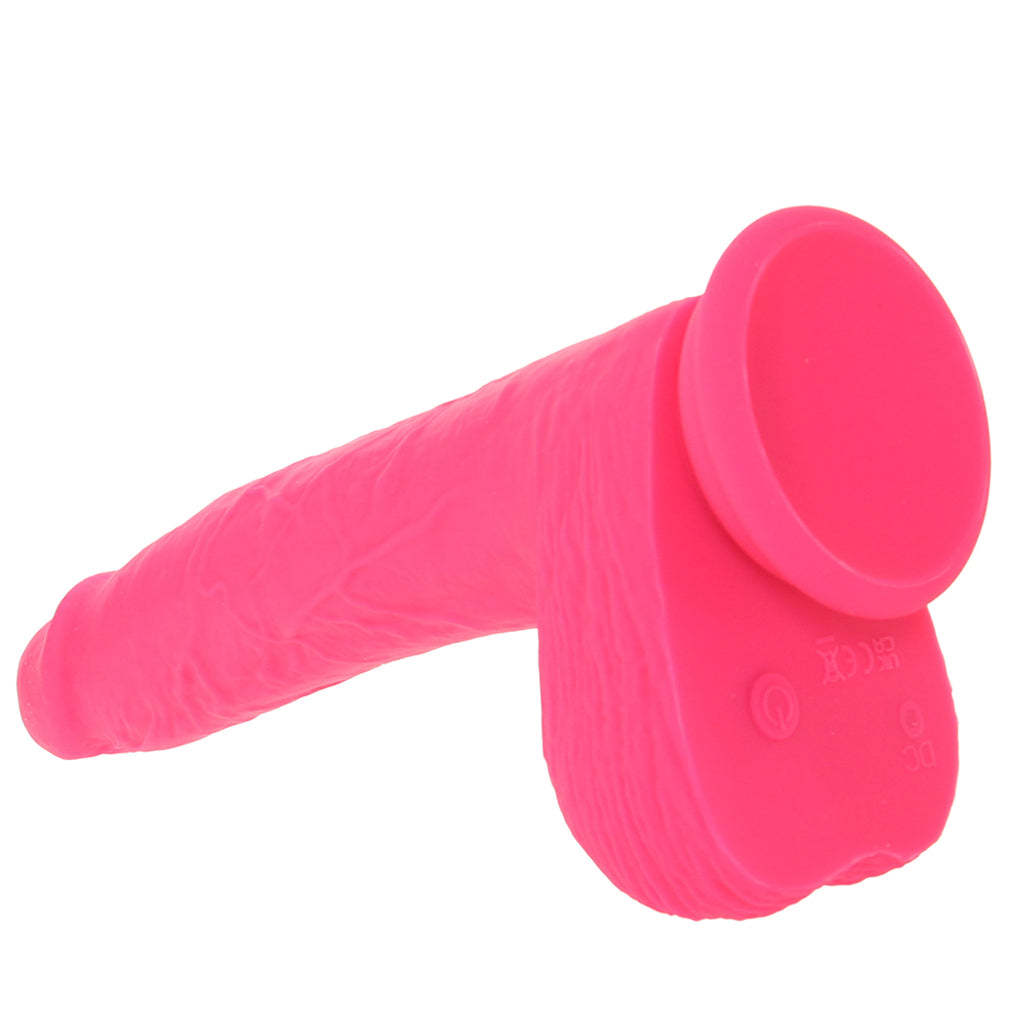 Studs Rumbling & Thrusting Vibe in Pink Vibrators > Rechargeable Vibrators