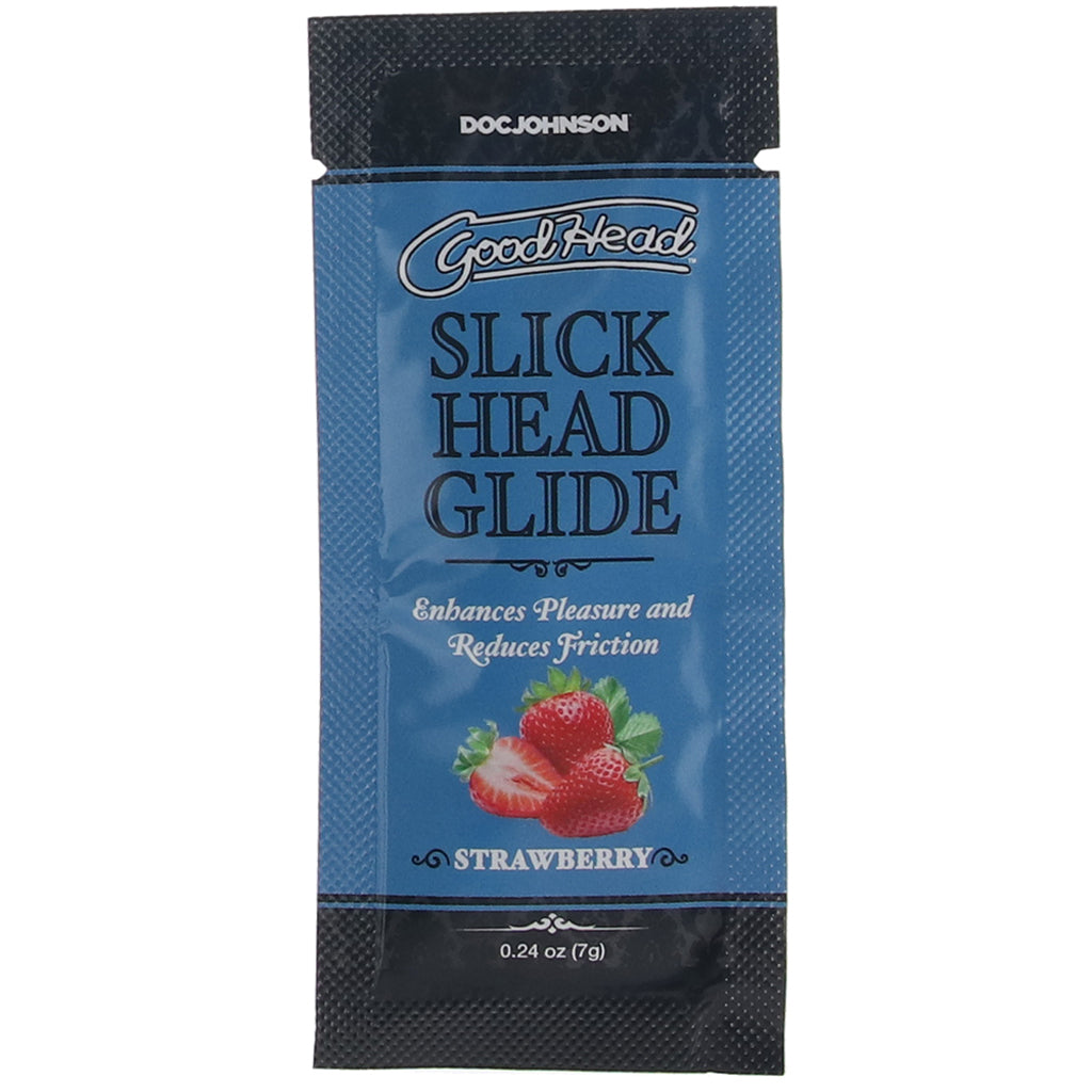 GoodHead Slick Head Glide .24oz in Strawberry Lubes and Lotions > Sexual Stimulants
