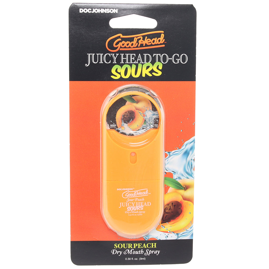 GoodHead Juicy Head Sours Spray To-Go in Peach Lubes and Lotions > Flavored Sex Lubes