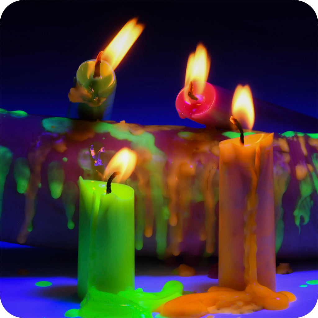 Master Series Glow Wax UV Drip Candles Bondage and Fetish > Tools & Accessories