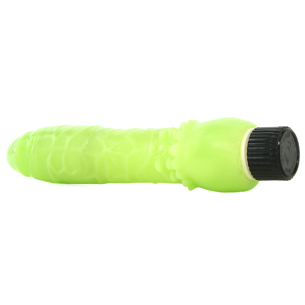 Glow-In-The-Dark Jelly Penis Vibe Vibrators > Realistic Vibrator Dildos