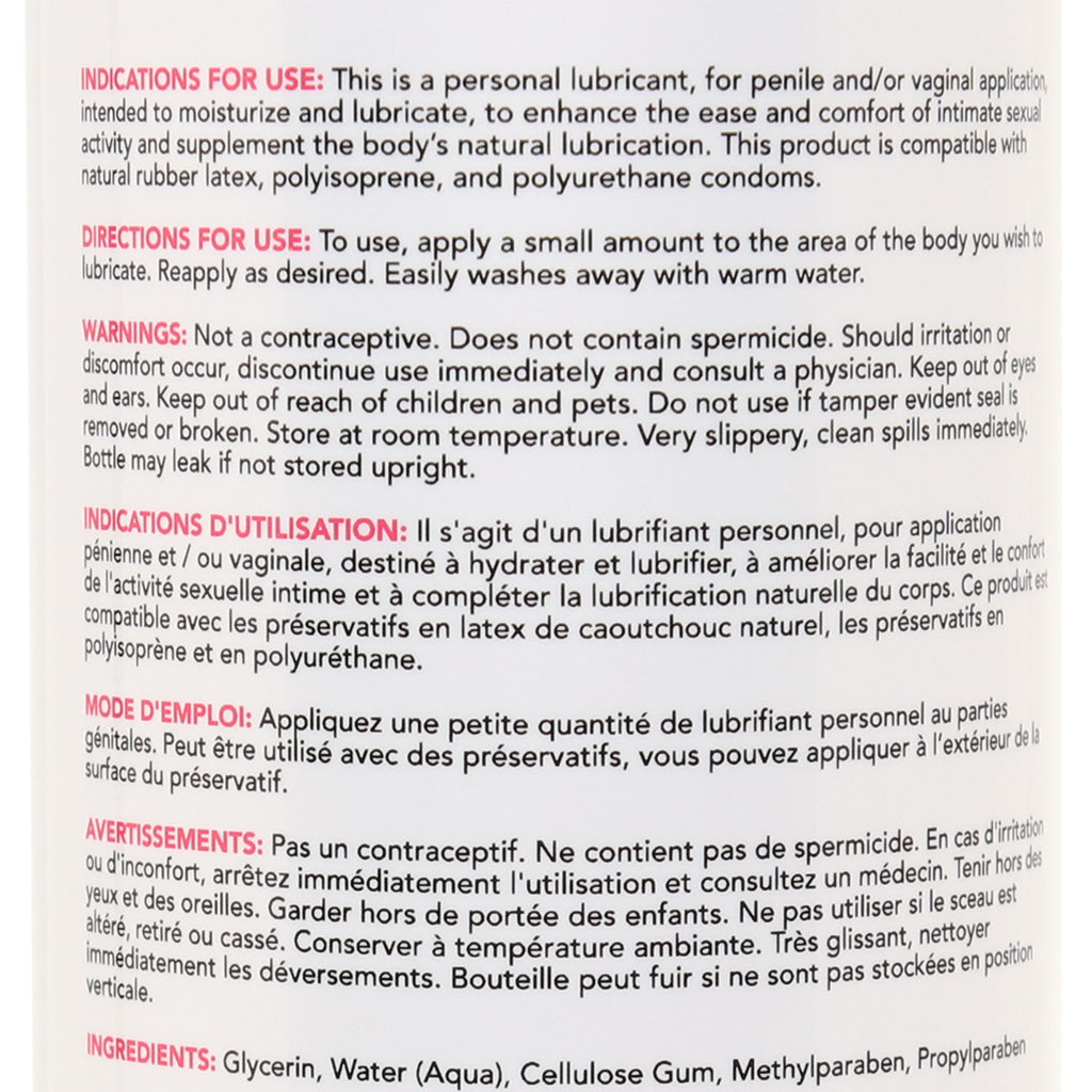 PinkCherry Water Based Anal Lubricant in 16oz/475ml Lubes and Lotions > Anal Sex Lubes