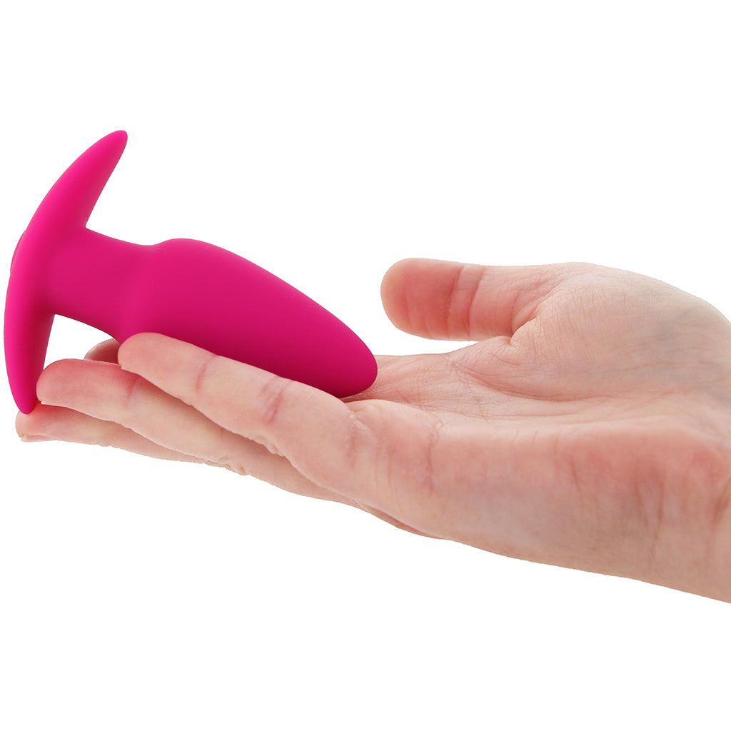 Basic Essentials Vibrating Tapered Plug Anal Sex Toys > Butt Plugs