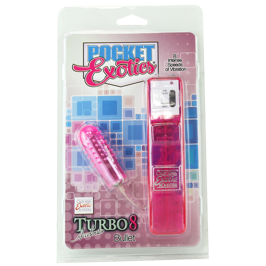 Turbo 8 Accelerator Bullet Vibe in Pink Vibrators > Bullet and Egg Vibrators