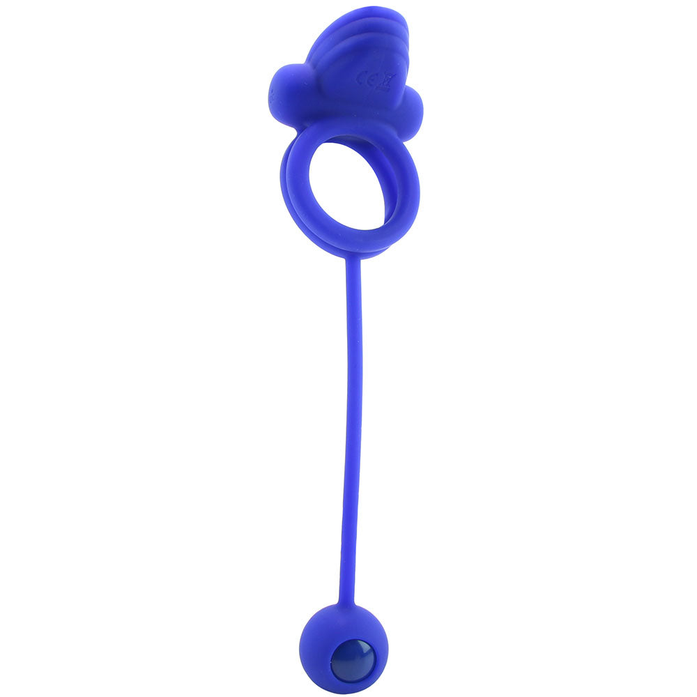 Dual Rockin' Rim Enhancer Cock Ring in Blue Cock Rings