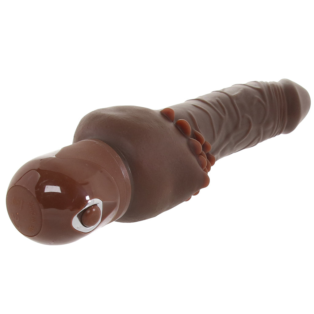 Waterproof Power Stud Cliterrific Vibe in Brown Vibrators > Realistic Vibrator Dildos
