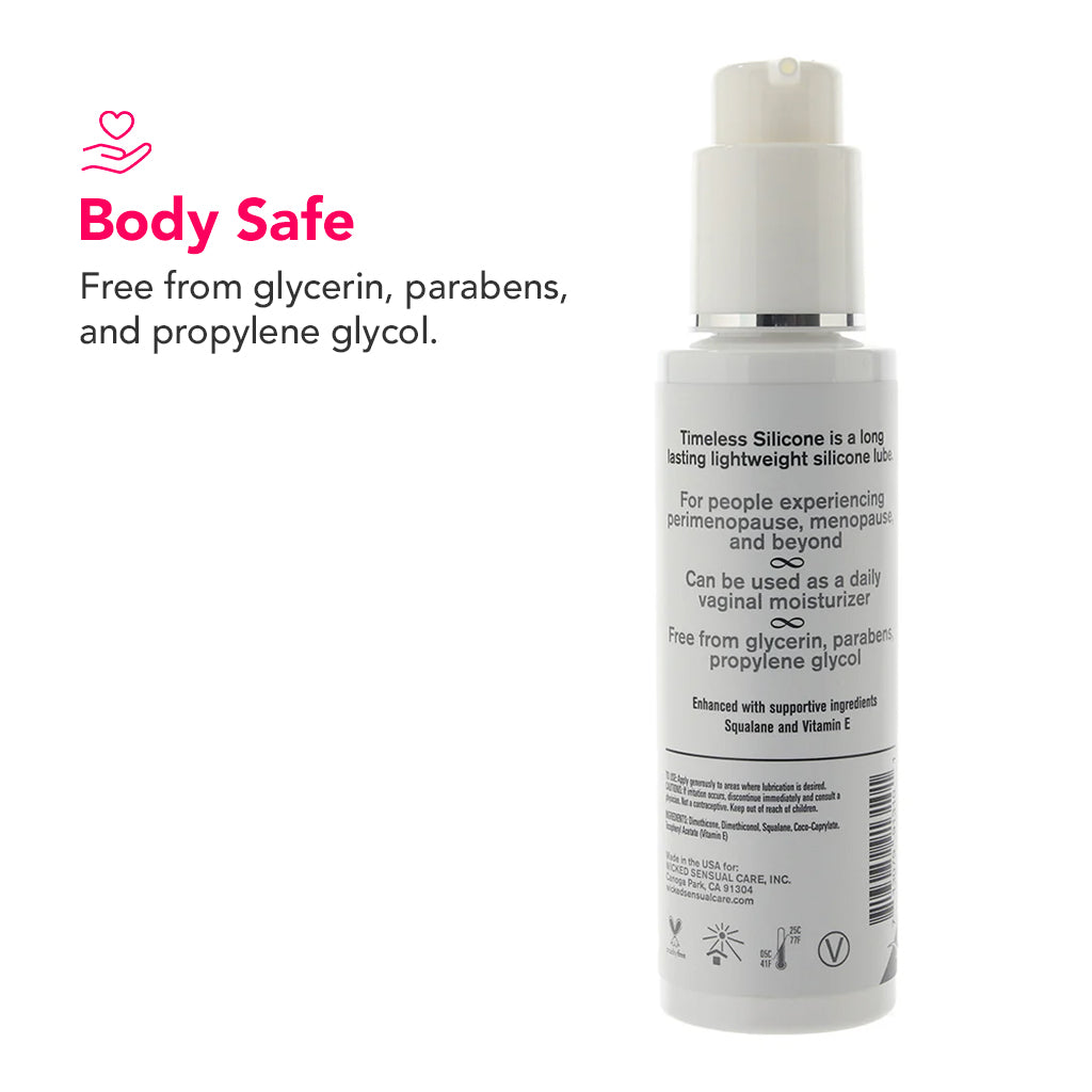 Simply Timeless for Menopause Silicone Lube 4oz/120ml Lubes and Lotions > Silicone Based Sex Lubes