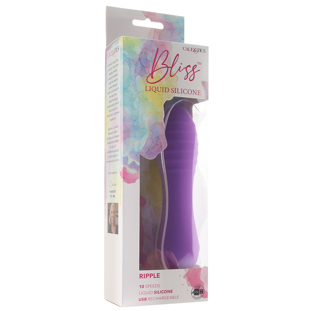 Bliss Liquid Silicone Ripple Vibe Vibrators > Traditional Vibrators