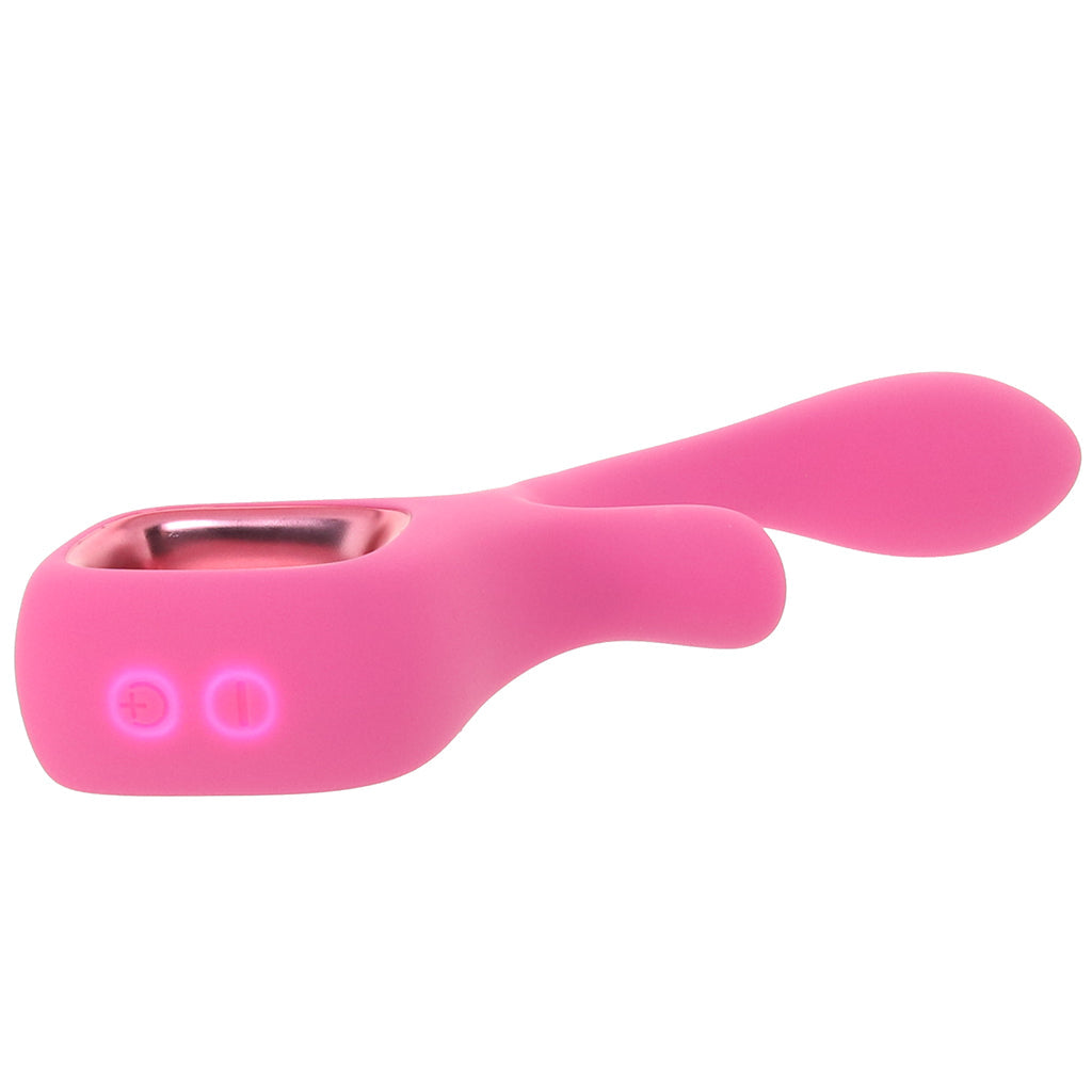 Pretty in Pink Velvet G-Spot Rabbit Vibe Vibrators > Rabbit Vibrators