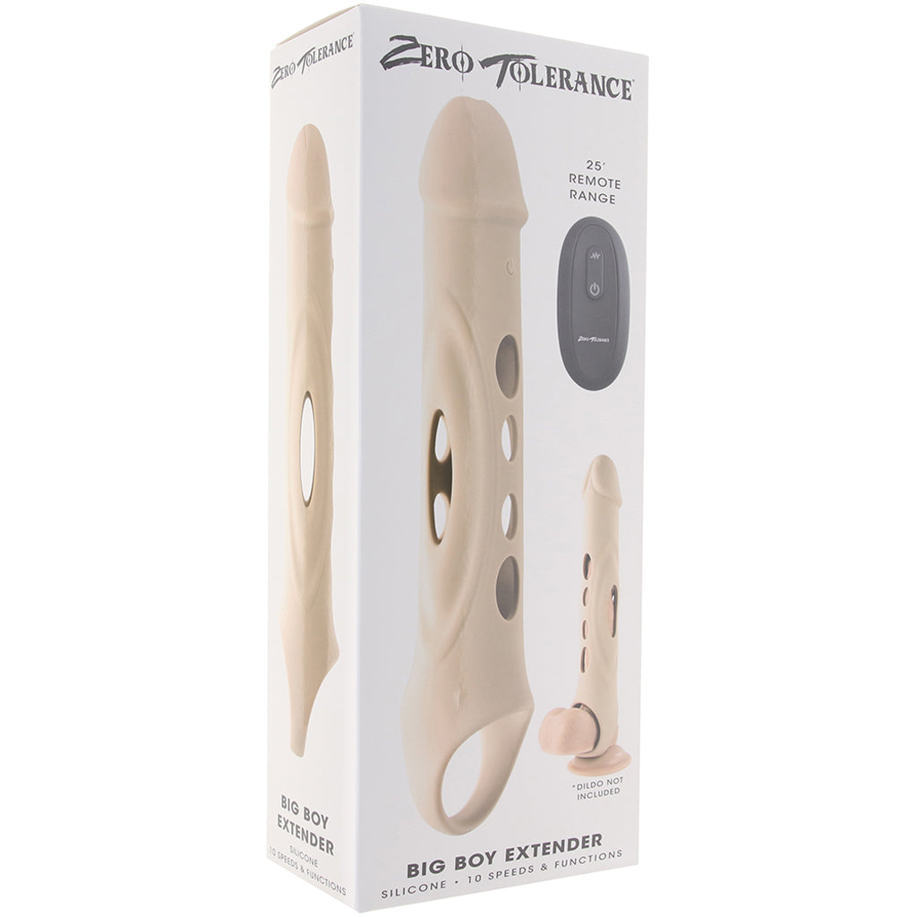 Zero Tolerance Big Boy Vibrating Extender in Light Male Enhancement > Extenders and Sleeves