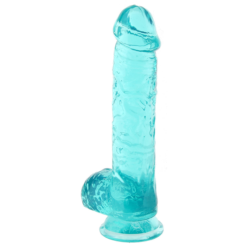 RealRock 6 Inch Realistic Ballsy Dildo in Turquoise Dildo Sex Toys > Realistic Dildos