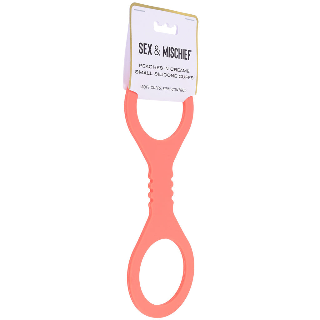 S&M Peaches 'n CreaMe Silicone Cuffs in Small Bondage and Fetish > Wrist and Ankle Cuffs