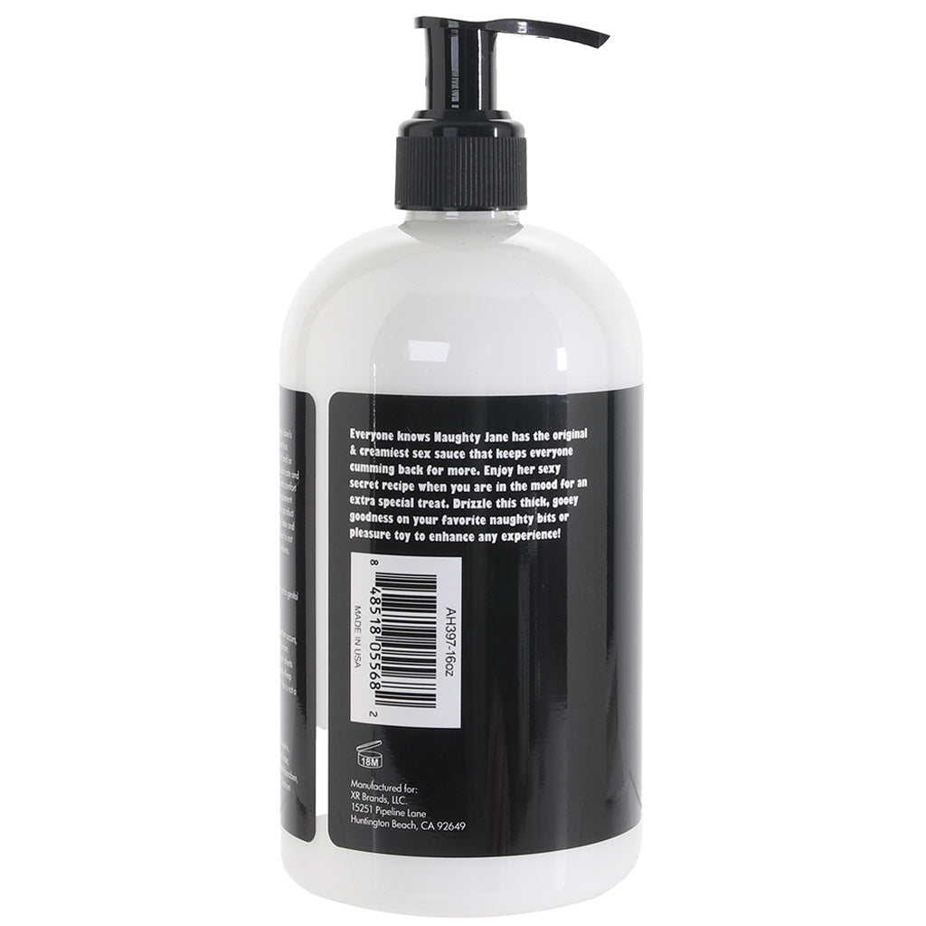 Naughty Jane's Sex Sauce Extra Creamy Lubricant in 16oz/488 Lubes and Lotions > Water Based Sex Lubes