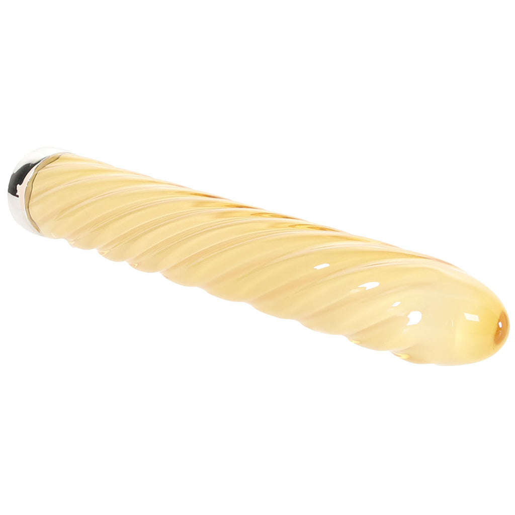 Playboy Pleasure Twist of Fate Glass Vibe Vibrators > Traditional Vibrators