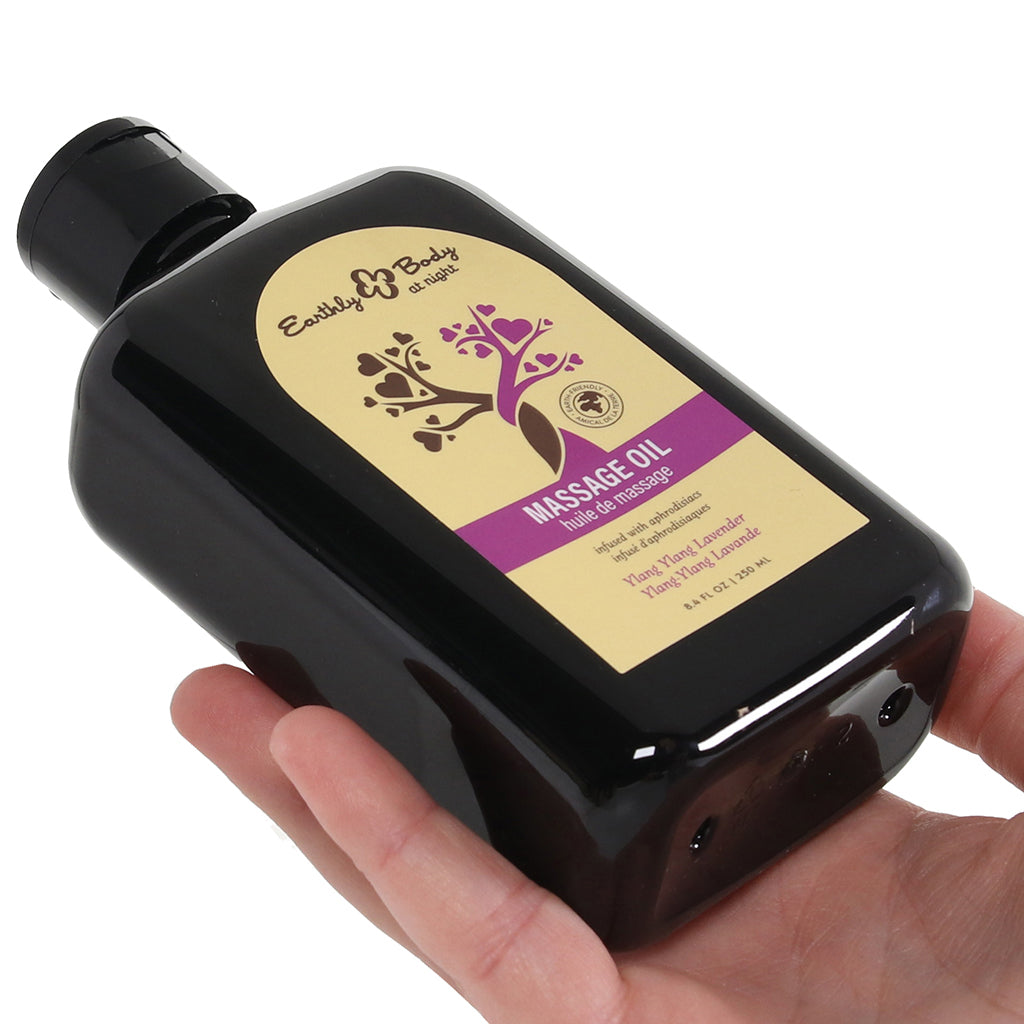 At Night Massage Oil 8.4oz/250ml in Ylang-Ylang Lavender Lubes and Lotions > Erotic Massage Oils